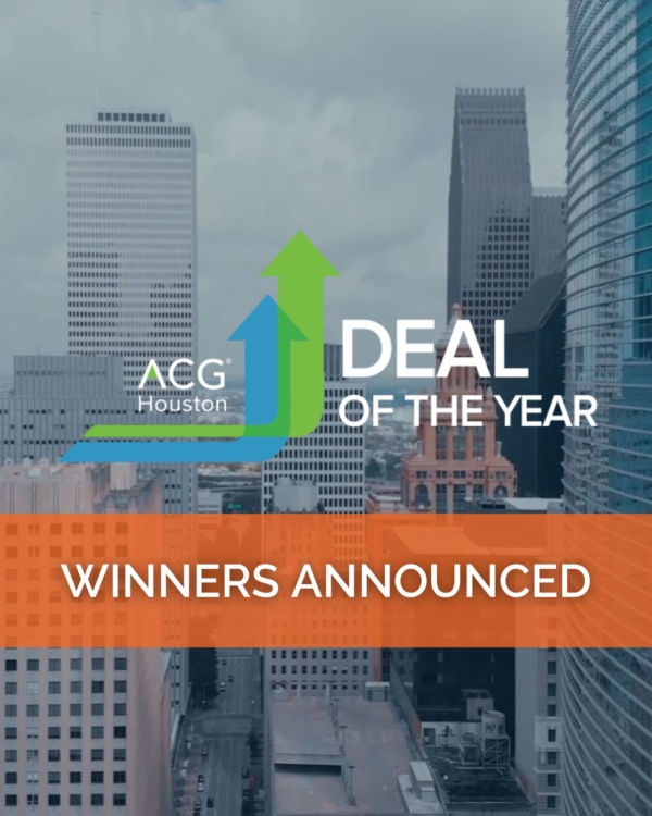 BoyarMiller Celebrates Client Win at ACG Deal of the Year Awards