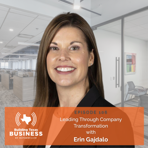 Ep 106- Leading Through Company Transformation with Erin Gajdalo