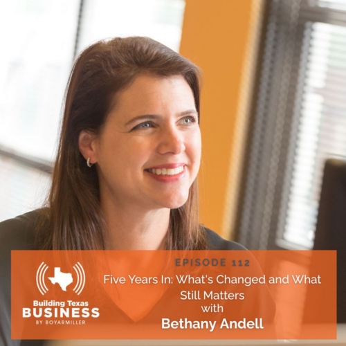Ep 112- Five Years In: What’s Changed and What Still Matters with Bethany Andell