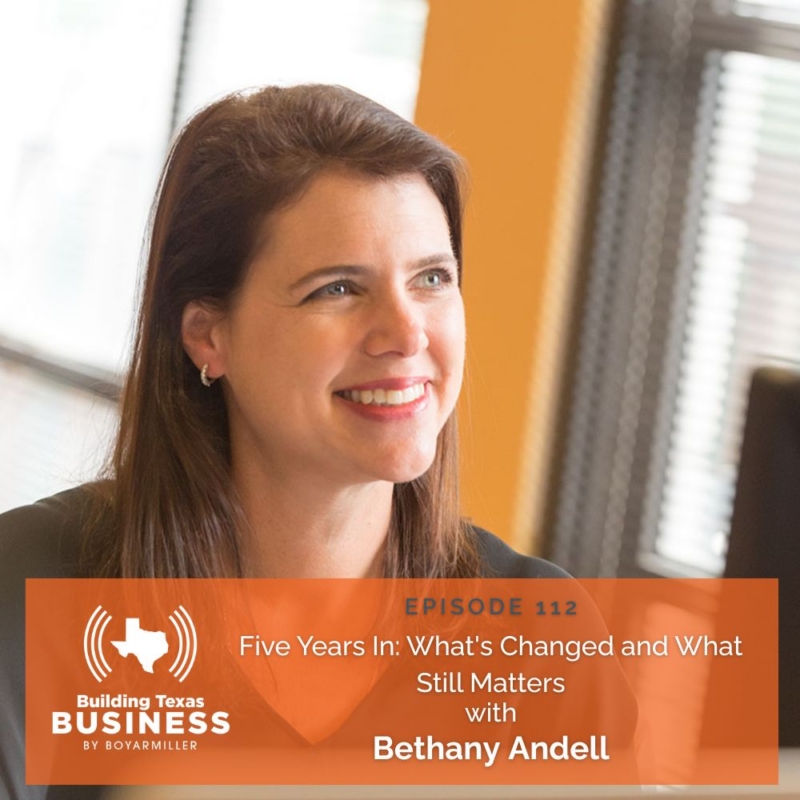 Ep 112- Five Years In: What’s Changed and What Still Matters with Bethany Andell