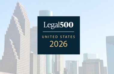 BoyarMiller Practice Groups Receive National Recognition by Legal 500