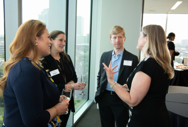 networking at 2023 boyarmiller event